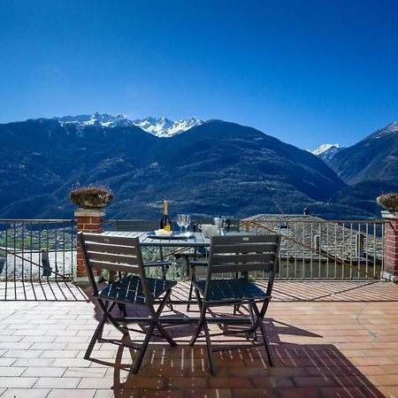 Panoramic Apartment Italian Alps Valtellina Near Sondrio, Tirano Poggiridenti Εξωτερικό φωτογραφία