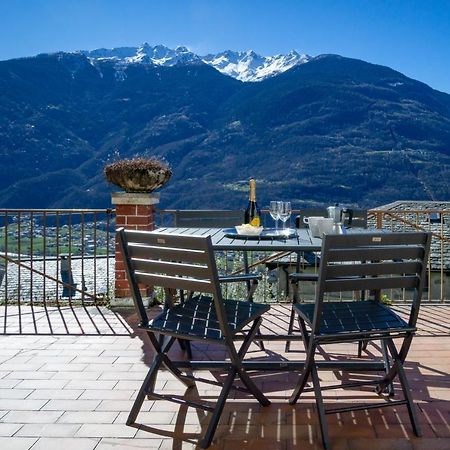 Panoramic Apartment Italian Alps Valtellina Near Sondrio, Tirano Poggiridenti Εξωτερικό φωτογραφία
