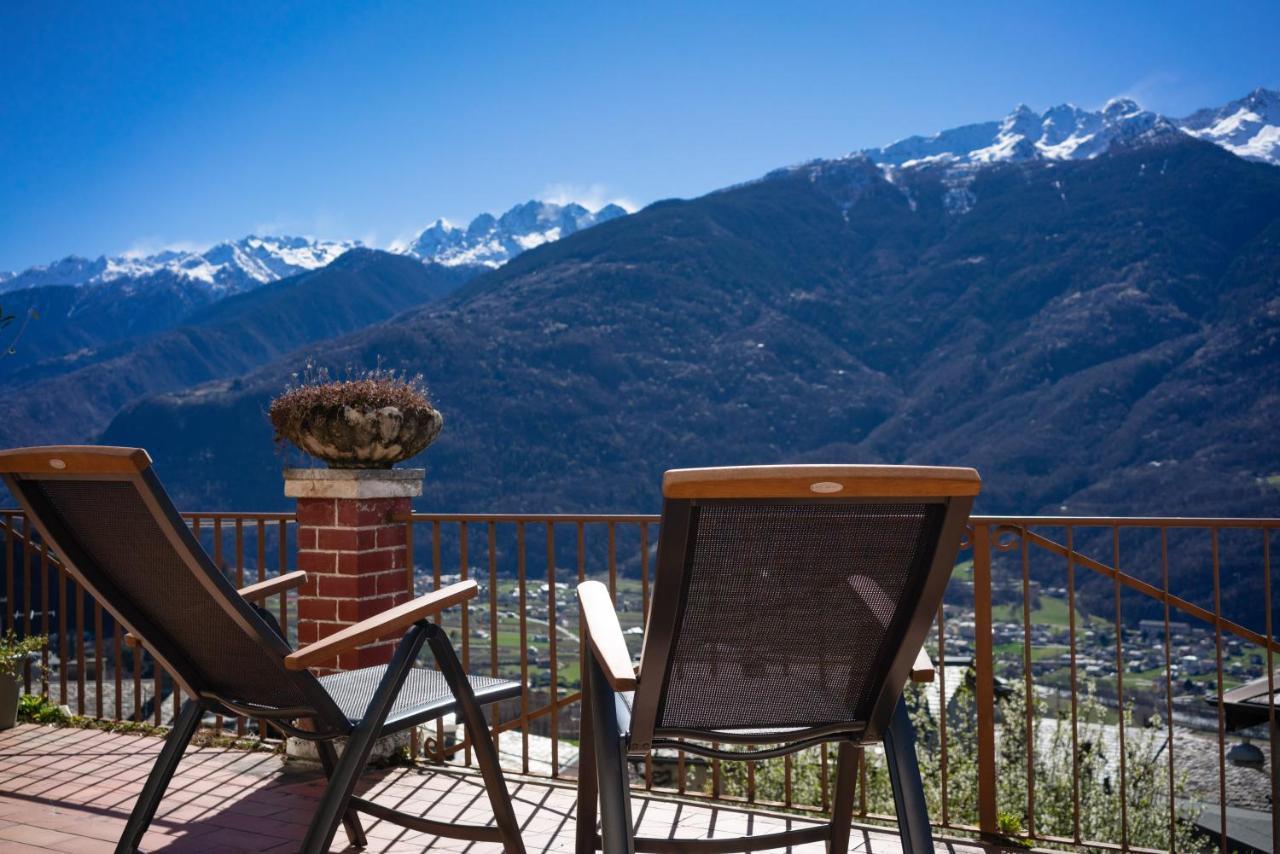 Panoramic Apartment Italian Alps Valtellina Near Sondrio, Tirano Poggiridenti Εξωτερικό φωτογραφία